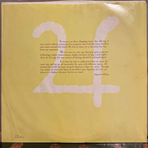 Earth, Wind & Fire - Faces (2xVinyl, LP, Album, Stereo) Good Plus (G+) / Very Good (VG)