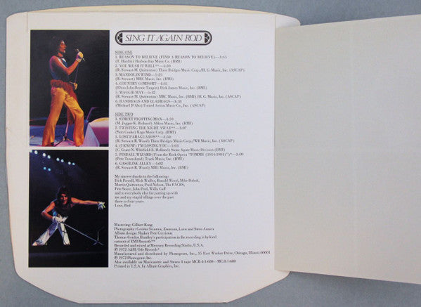 Rod Stewart - Sing It Again Rod (Vinyl, LP, Compilation) Good Plus (G+) / Good Plus (G+)