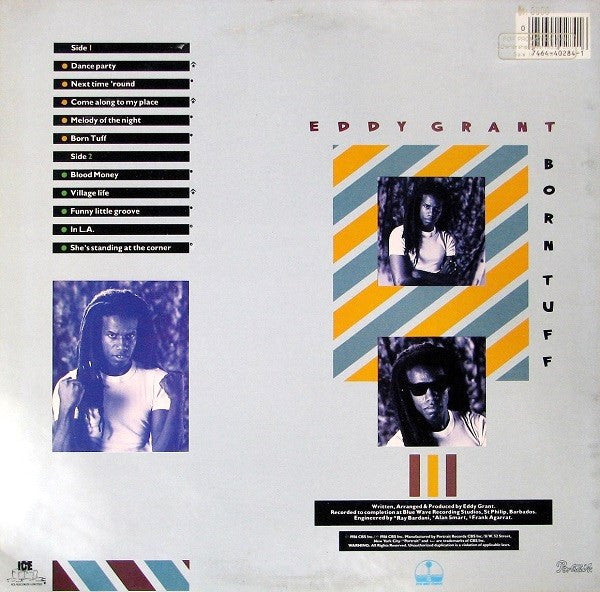 Eddy Grant - Born Tuff (Vinyl, LP, Album) Very Good Plus (VG+) / Very Good (VG)