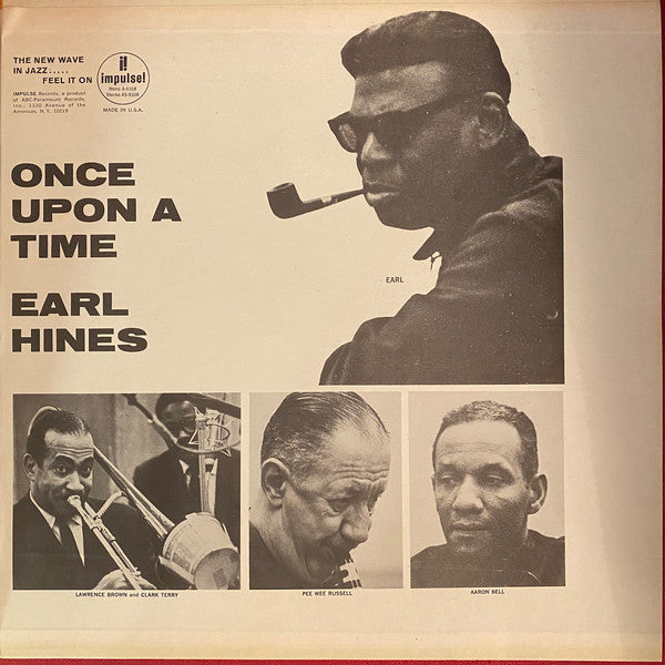 Earl Hines - Once Upon A Time (Vinyl, LP, Album, Mono) Very Good Plus (VG+) / Very Good (VG)