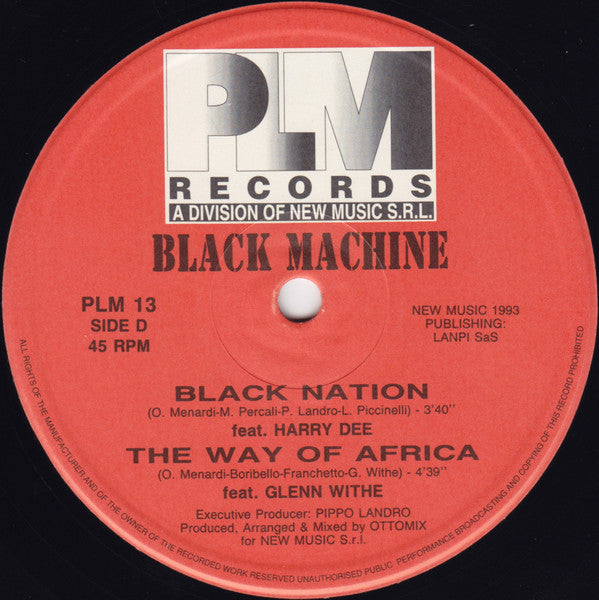 Black Machine - Double Mix (2xVinyl, 12", 45 RPM, Limited Edition) Good Plus (G+) / Good Plus (G+)