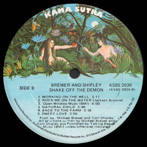 Brewer And Shipley - Shake Off The Demon (Vinyl, LP, Album, Reissue) Very Good (VG) / Very Good (VG)