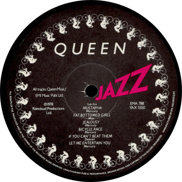 Queen - Jazz (Vinyl, LP, Album, Stereo) Very Good (VG) / Good (G)