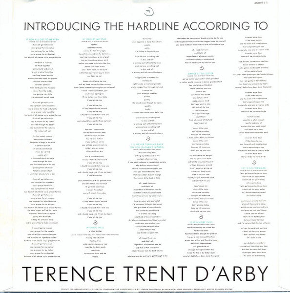 Terence Trent D'Arby - Introducing The Hardline According To Terence Trent D'Arby (Vinyl, LP, Album, Stereo) Very Good (VG) / Very Good (VG)