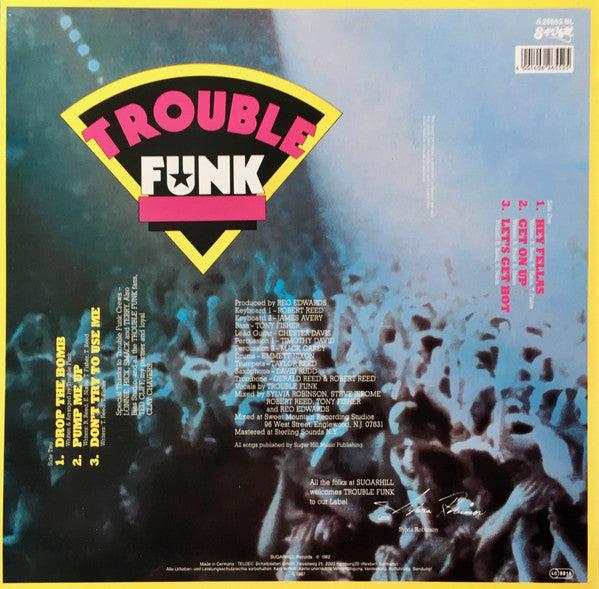 Trouble Funk - Drop The Bomb (Vinyl, LP, Album, Reissue, Stereo) Very Good Plus (VG+) / Very Good (VG)