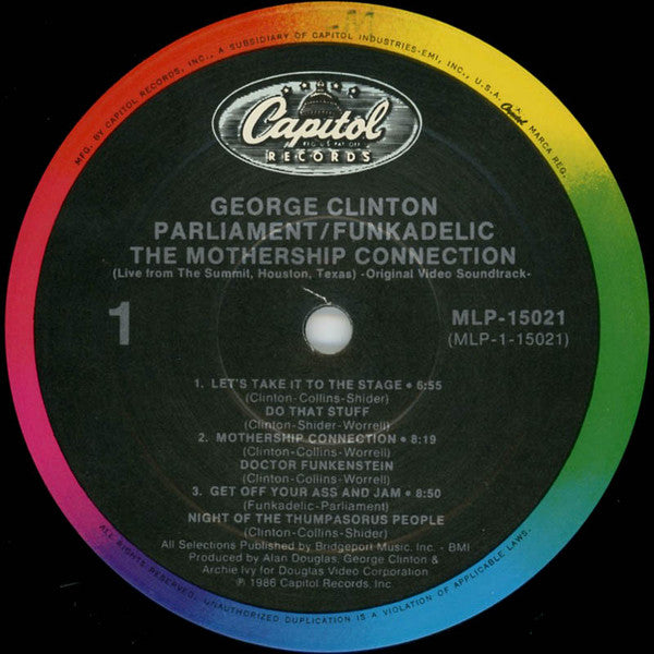 George Clinton - The Mothership Connection (Live From Houston) (Vinyl, LP, Mini-Album, Compilation) Near Mint (NM or M-) / Very Good Plus (VG+)