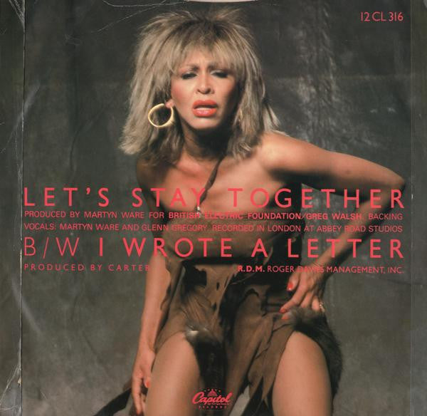 Tina Turner - Let's Stay Together (Vinyl, 12", 45 RPM, Single) Very Good (VG) / Good Plus (G+)
