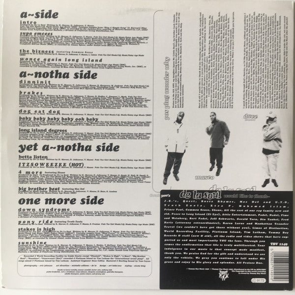 De La Soul - Stakes Is High (2xVinyl, LP, Album) Very Good (VG) / Very Good Plus (VG+)