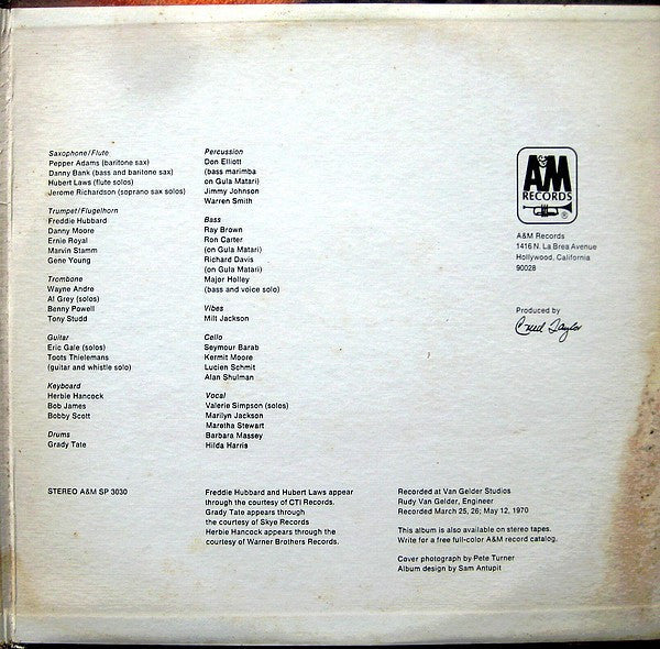 Quincy Jones - Gula Matari (Vinyl, LP, Album, Stereo) Good Plus (G+) / Very Good (VG)