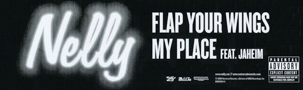Nelly - Flap Your Wings / My Place (Vinyl, 12", 33 ⅓ RPM, Single) Very Good Plus (VG+) / Very Good Plus (VG+)