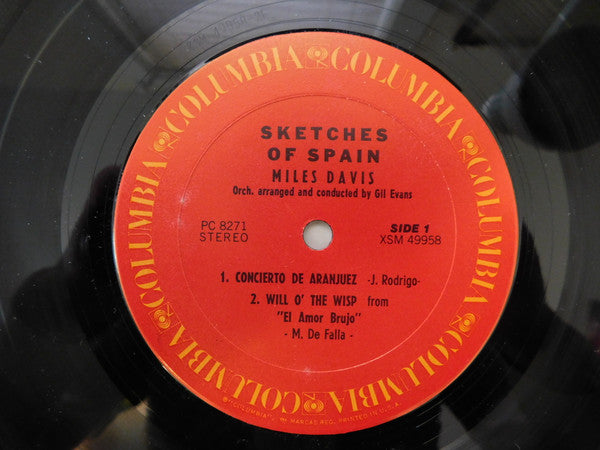Miles Davis - Sketches Of Spain (Vinyl, LP, Album, Reissue, Stereo) Very Good Plus (VG+) / Very Good (VG)