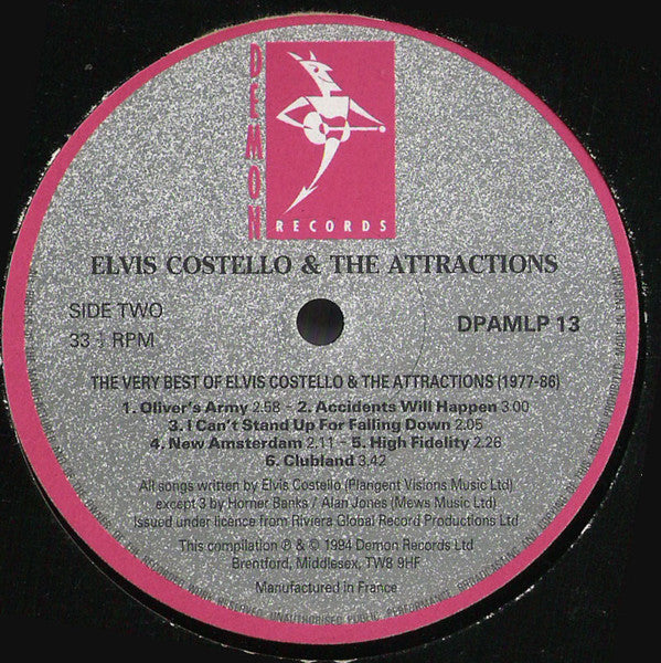 Elvis Costello & The Attractions - The Very Best Of Elvis Costello And The Attractions (2xVinyl, Vinyl, LP, Compilation, 7", 45 RPM, Limited Edition) Very Good Plus (VG+) / Very Good Plus (VG+)