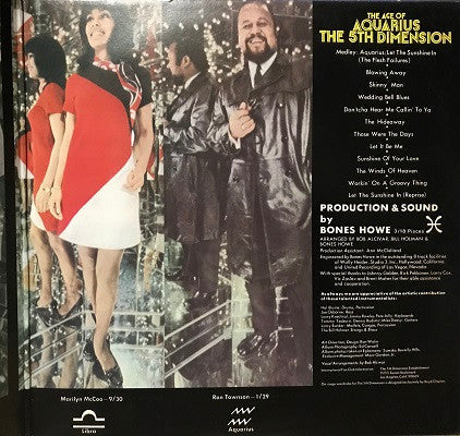 The Fifth Dimension - The Age Of Aquarius (Vinyl, LP, Album, Stereo) Good Plus (G+) / Fair (F)