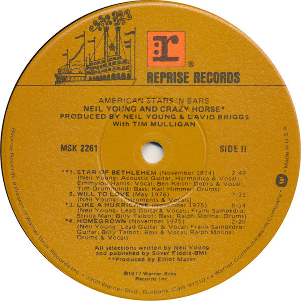 Neil Young - American Stars 'N Bars (Vinyl, LP, Album)