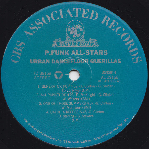 P-Funk All Stars - Urban Dancefloor Guerillas (Vinyl, LP, Album) Good Plus (G+) / Very Good (VG)