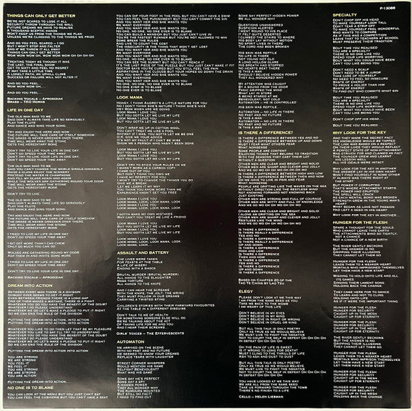 Howard Jones - Dream Into Action (Vinyl, LP, Album, Stereo)