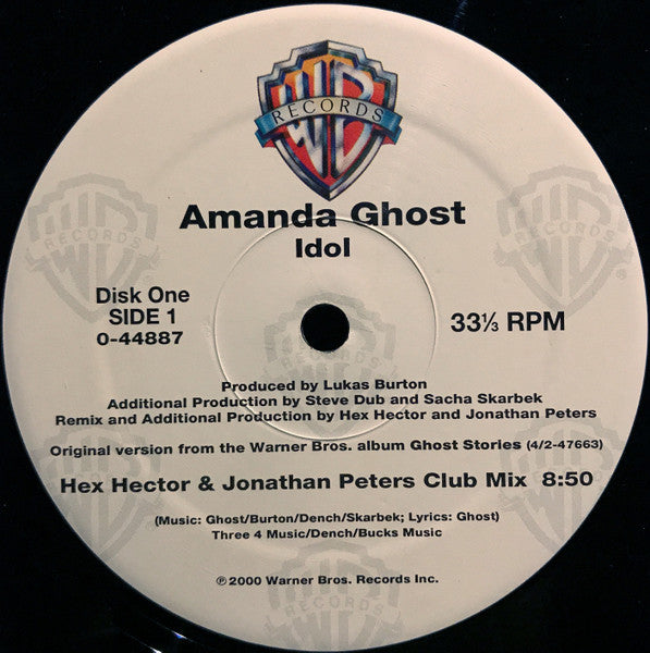 Amanda Ghost - Idol (2xVinyl, 12", 33 ⅓ RPM) Very Good Plus (VG+) / Very Good (VG)