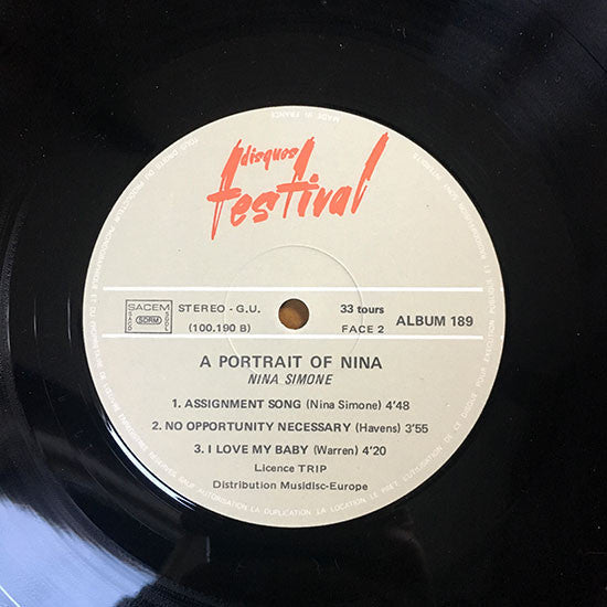 Nina Simone - A Portrait Of Nina (2xVinyl, LP, Compilation) Near Mint (NM or M-) / Very Good Plus (VG+)