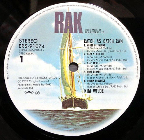 Kim Wilde - Catch As Catch Can (Vinyl, LP, Album)