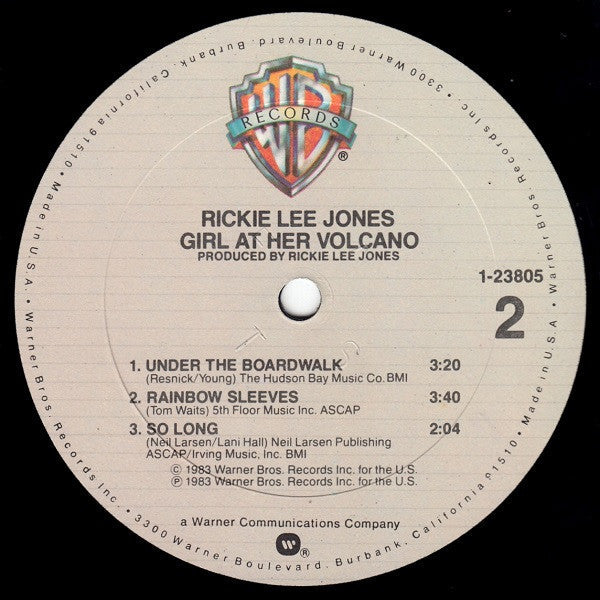 Rickie Lee Jones - Girl At Her Volcano (Vinyl, 10", Album, EP) Good Plus (G+) / Very Good (VG)