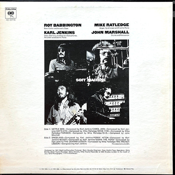 Soft Machine - Seven (Vinyl, LP, Album) Good Plus (G+) / Very Good (VG)