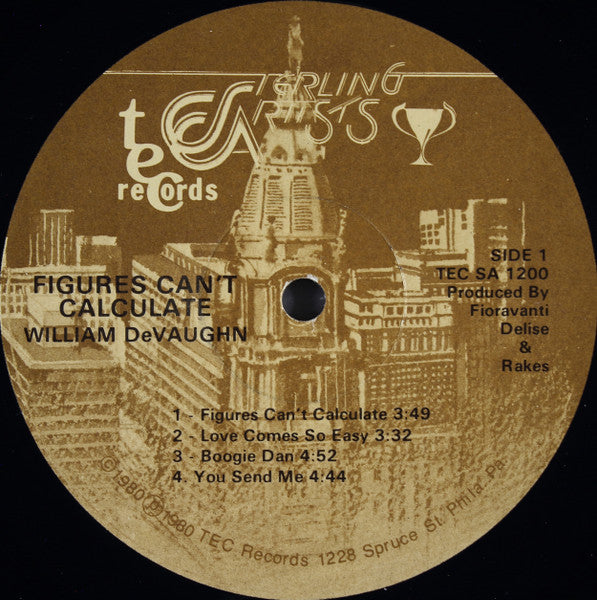 William DeVaughn - Figures Can't Calculate The Love I Have For You (Vinyl, LP, Album) Mint (M) / Mint (M)
