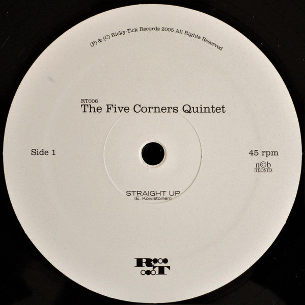 The Five Corners Quintet - Cornerstones EP (Vinyl, 45 RPM, EP, 10", 33 ⅓ RPM) Very Good (VG) / Very Good (VG)