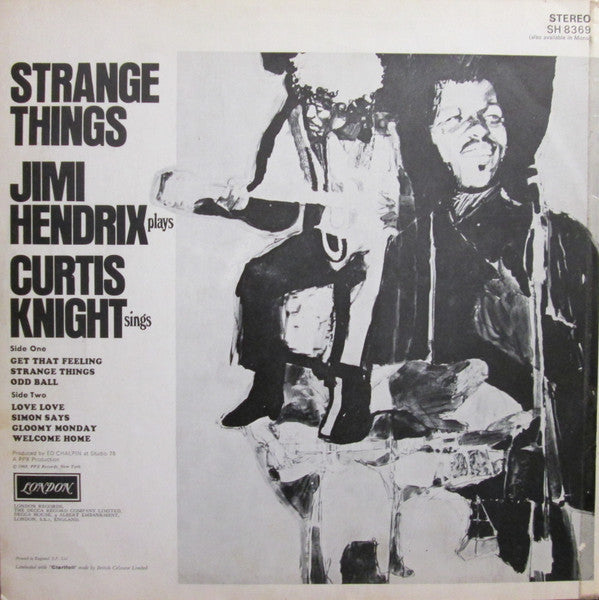 Jimi Hendrix - Strange Things (Vinyl, LP, Stereo) Very Good Plus (VG+) / Very Good (VG)