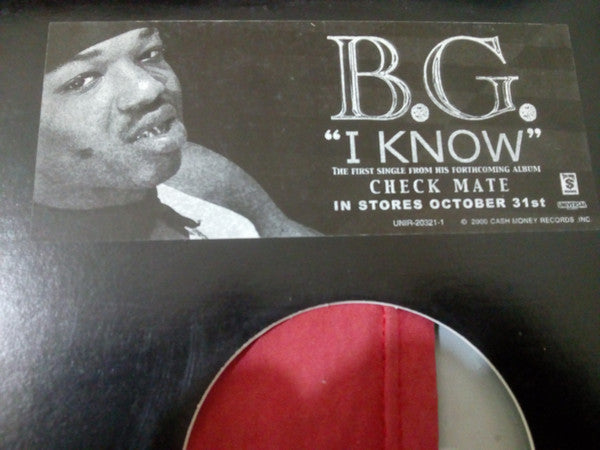 BG - I Know (Vinyl, 12", Promo) Very Good Plus (VG+) / Very Good (VG)