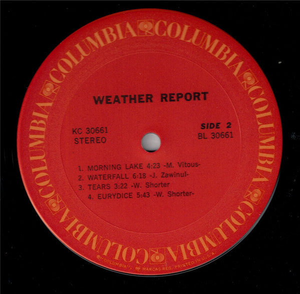 Weather Report - Weather Report (Vinyl, LP, Album, Stereo) Very Good Plus (VG+) / Good Plus (G+)