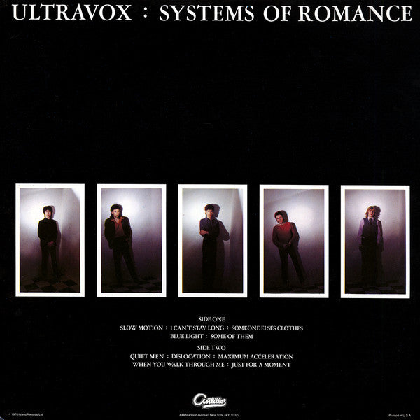 Ultravox - Systems Of Romance (Vinyl, LP, Album) Good Plus (G+) / Good (G)