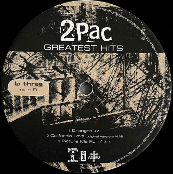 2Pac - Greatest Hits (Vinyl, LP, Compilation)