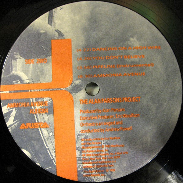 The Alan Parsons Project - Ammonia Avenue (Vinyl, LP, Album, Stereo) Good Plus (G+) / Good Plus (G+)