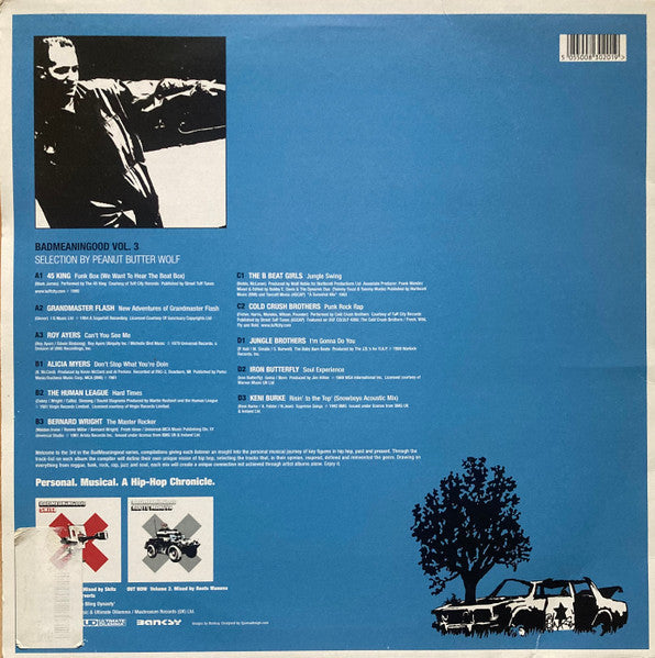Peanut Butter Wolf - Badmeaningood Vol. 3 (2xVinyl, LP, Compilation) Very Good Plus (VG+) / Very Good (VG)