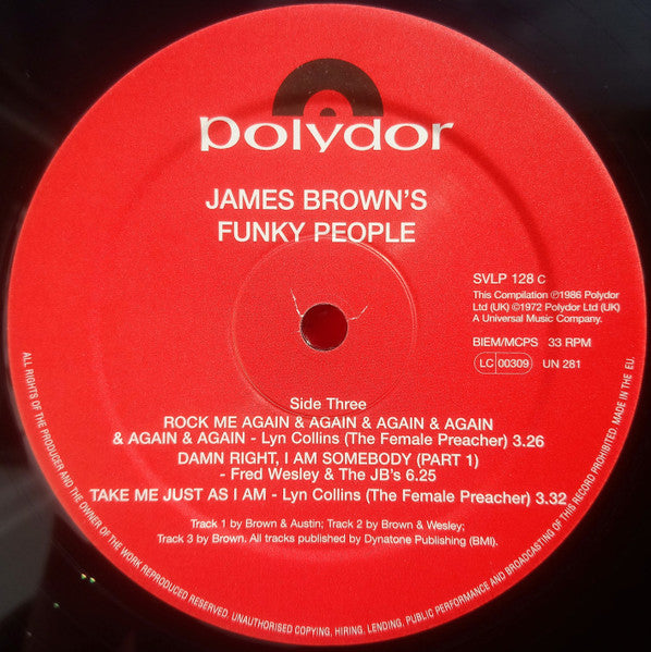 Various - James Brown's Funky People (2xVinyl, LP, Compilation, Reissue) Near Mint (NM or M-) / Good Plus (G+)