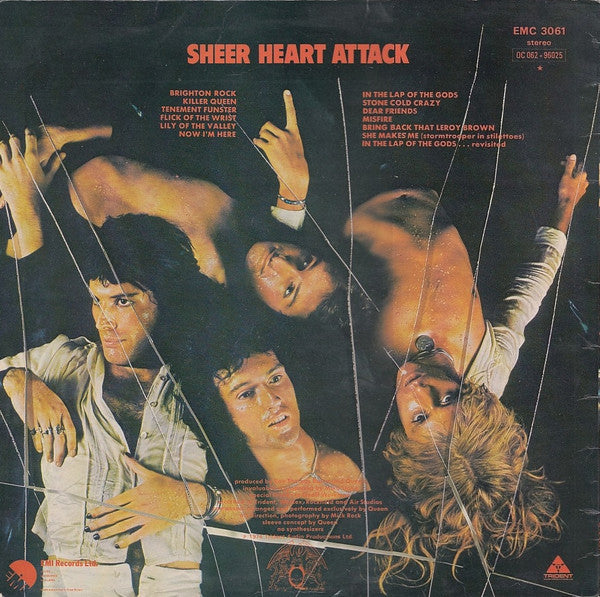 Queen - Sheer Heart Attack (Vinyl, LP, Album, Stereo) Good Plus (G+) / Very Good (VG)