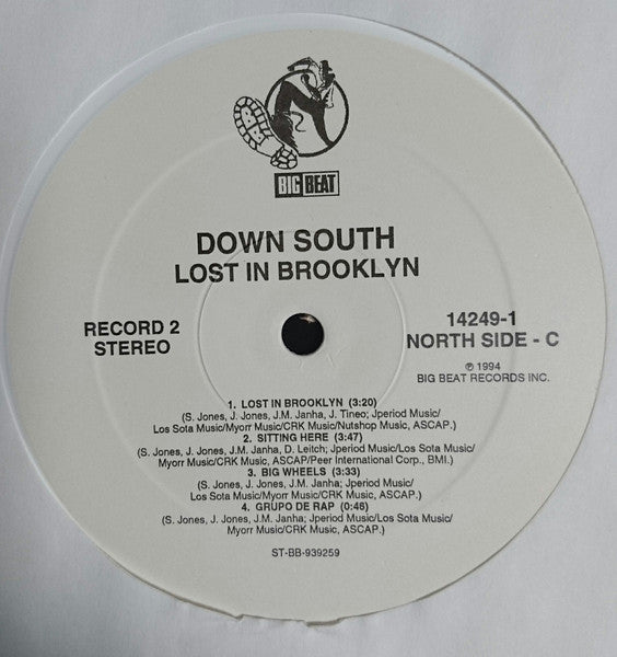 Down South - Lost In Brooklyn (2xVinyl, LP, Album) Mint (M) / Mint (M)