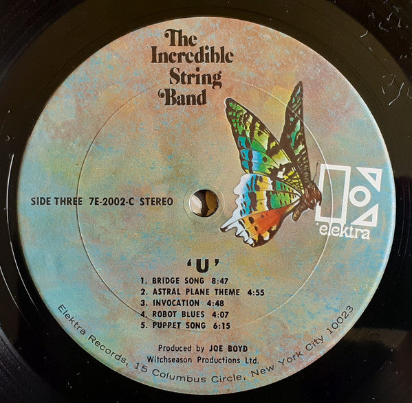 The Incredible String Band - U (2xVinyl, LP) Good Plus (G+) / Good (G)