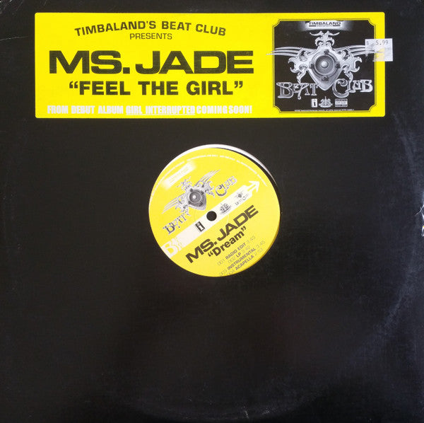 Ms. Jade - Feel The Girl (Vinyl, 12", Promo) Very Good Plus (VG+) / Very Good (VG)