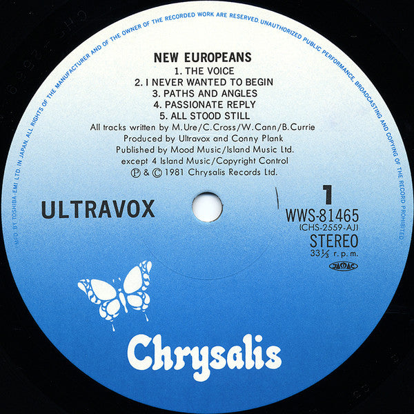 Ultravox - New Europeans (Vinyl, LP, Compilation)