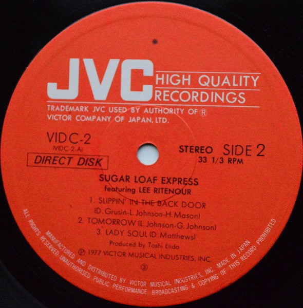 Sugar Loaf Express - Sugar Loaf Express Featuring Lee Ritenour (Vin...
