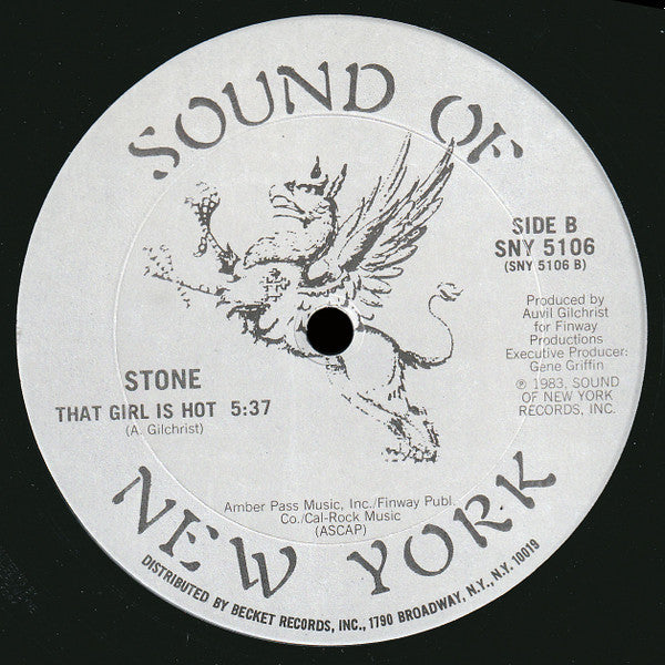 Stone - Crazy (Vinyl, 12", 33 ⅓ RPM, Single) Very Good (VG) / Very Good (VG)