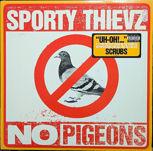 Sporty Thievz - No Pigeons (Vinyl, 12", 33 ⅓ RPM) Very Good (VG) / Very Good Plus (VG+)