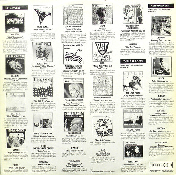 The Golden Palominos - Visions Of Excess (Vinyl, LP, Album, Stereo) Very Good Plus (VG+) / Very Good Plus (VG+)