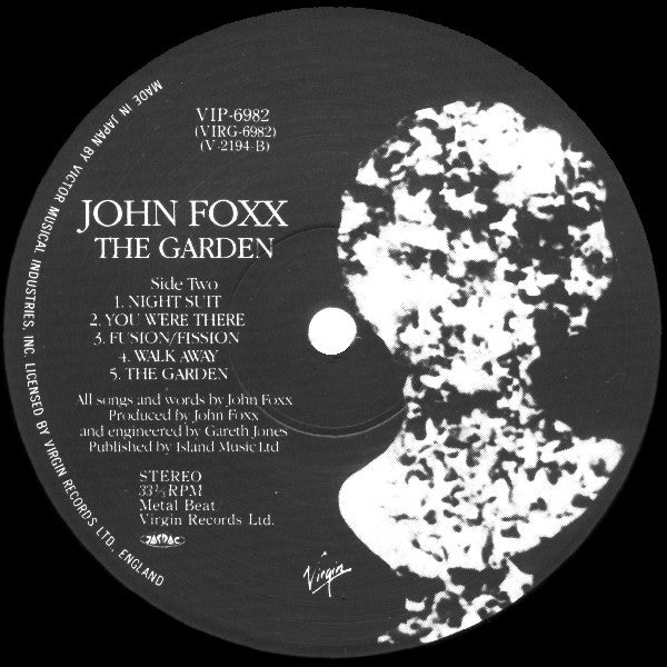 John Foxx - The Garden (Vinyl, LP, Album) Very Good Plus (VG+) / Good Plus (G+)