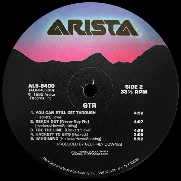 GTR (2) - GTR (Vinyl, LP, Album, Stereo) Very Good Plus (VG+) / Very Good Plus (VG+)