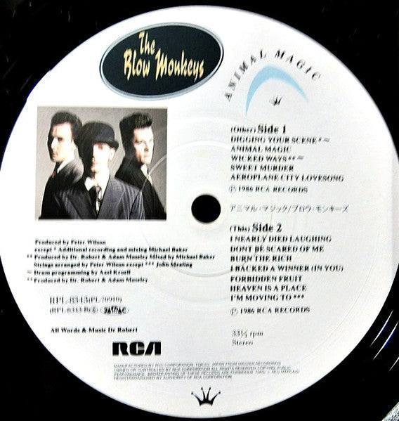 The Blow Monkeys - Animal Magic (Vinyl, LP, Album)
