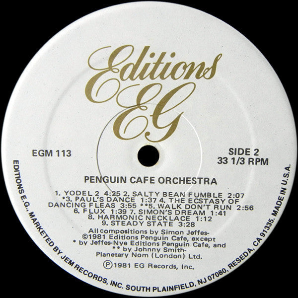 Penguin Cafe Orchestra - Penguin Cafe Orchestra (Vinyl, LP, Album)