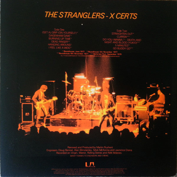 The Stranglers - X Certs (Vinyl, Vinyl, LP, Album, Limited Edition, 7", 45 RPM, Single) Very Good Plus (VG+) / Very Good Plus (VG+)