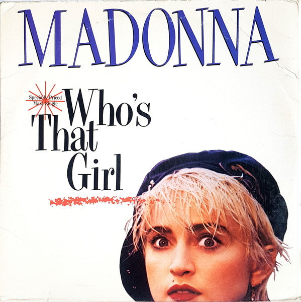Madonna - Who's That Girl (Vinyl, 12", 45 RPM, Maxi-Single, Stereo) Good Plus (G+) / Very Good Plus (VG+)